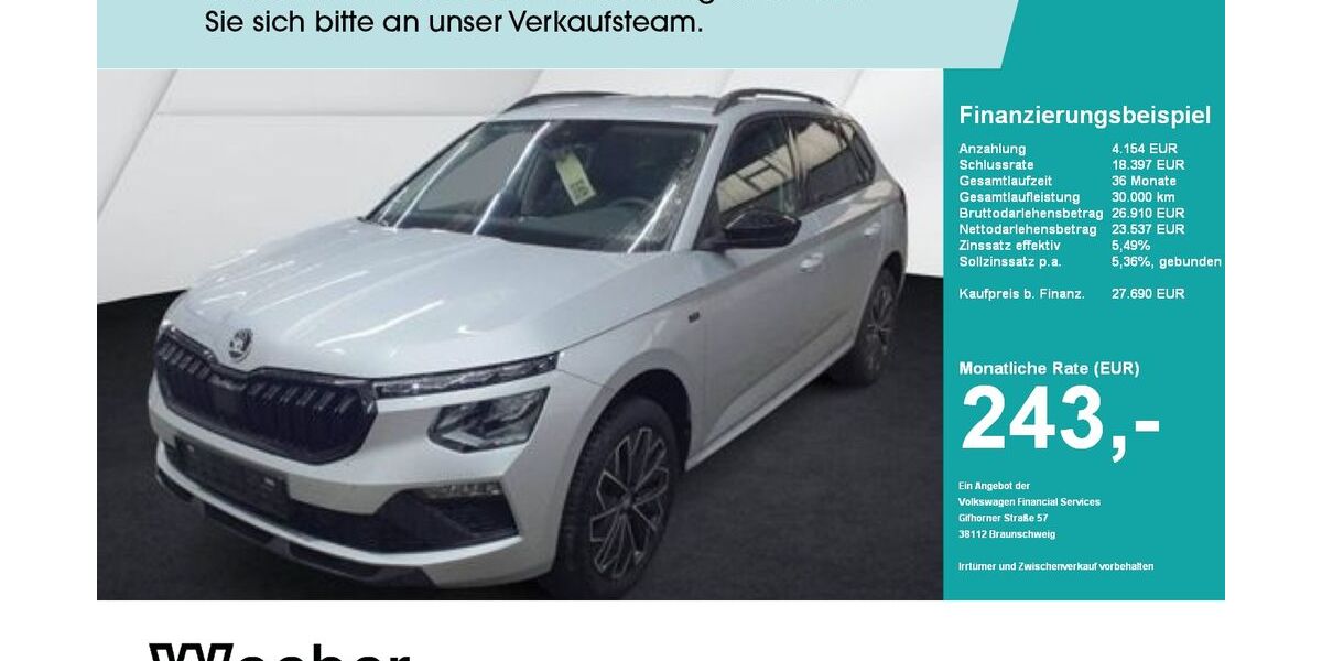 Skoda Kamiq 23.442 km 27.690 &euro; Calw 75365