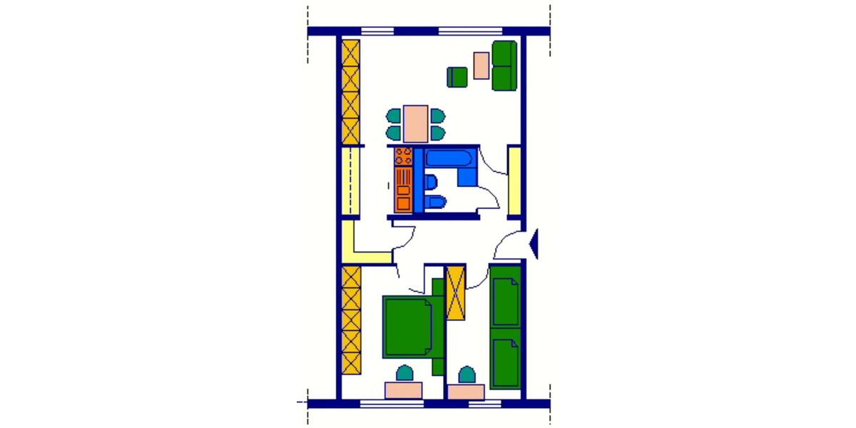 Etagenwohnung Marienberg - 3 Zimmer, 69 m&sup2;, 386&euro; | Angebot:19855808