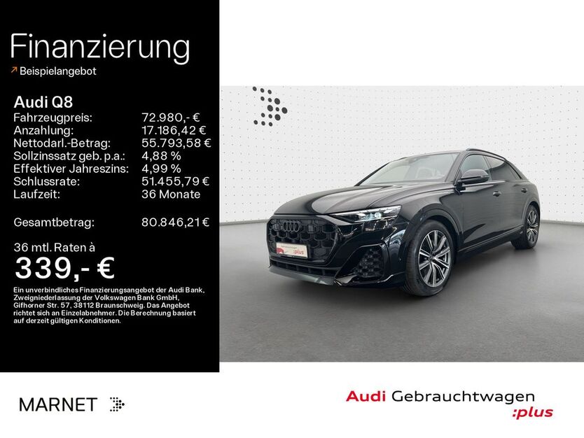 Audi Q8 29.988 km 72.980 € Bad Nauheim 61231
