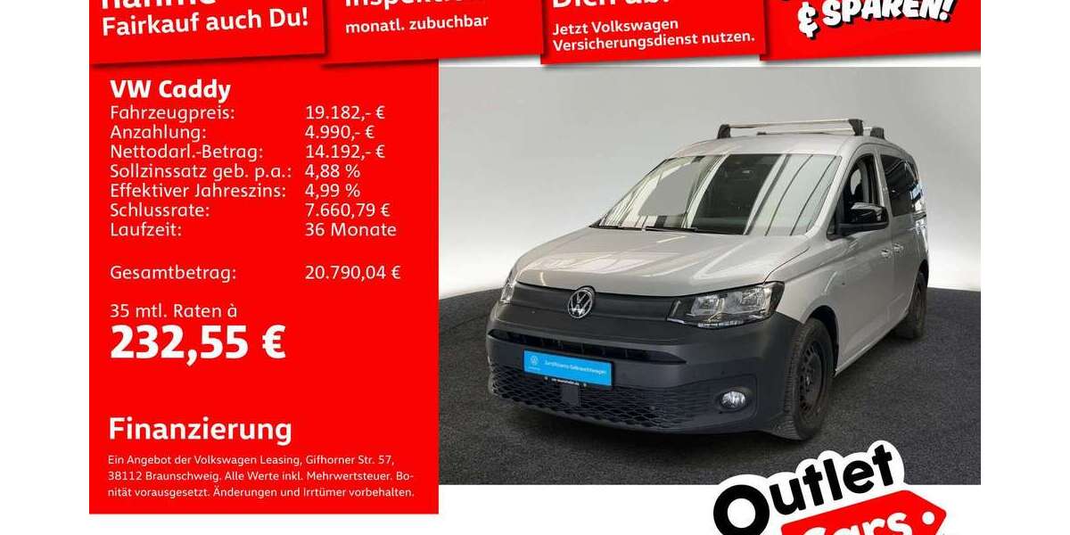 VW Caddy 116.371 km 18.990 &euro; Mannheim 68309