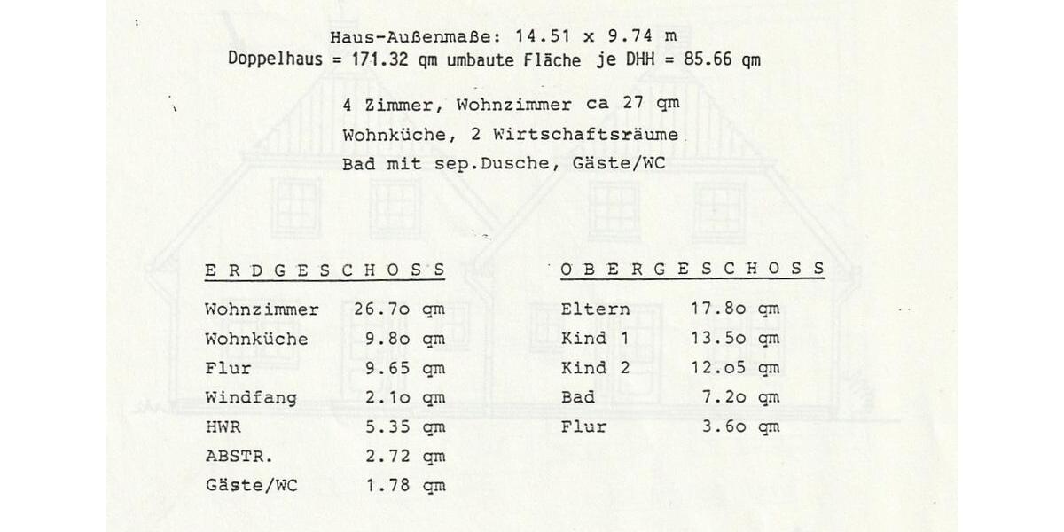 Doppelhaushälfte Ganderkesee - 4 Zimmer, 112 m&sup2;, 279.000&euro; | Angebot:24750462