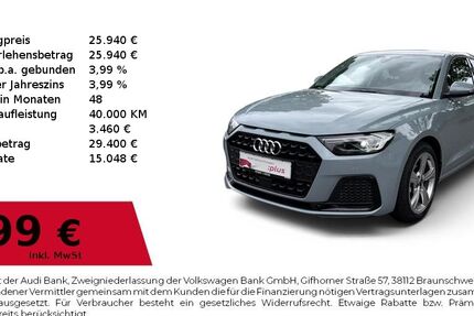 Audi A1 6.765 km 25.940 &euro; Dessau-Roßlau 06844