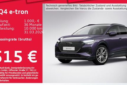 Audi Q4 e-tron 10.164 km 52.465 &euro; Eching 85386