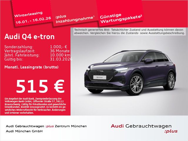 Audi Q4 e-tron 10.164 km 52.465 &euro; Eching 85386
