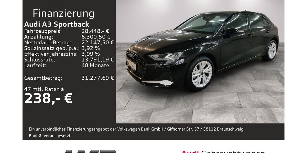 Audi A3 24.750 km 27.890 &euro; Borna 04552