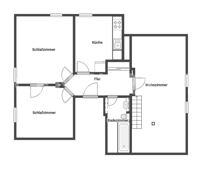 Repräsentatives Wohnen in guter Nachbarschaft 3 zimmer