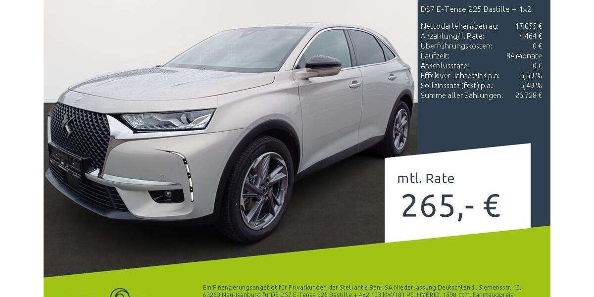 DS Automobiles DS 7 Crossback 24.321 km 21.979 &euro; Borken 46325