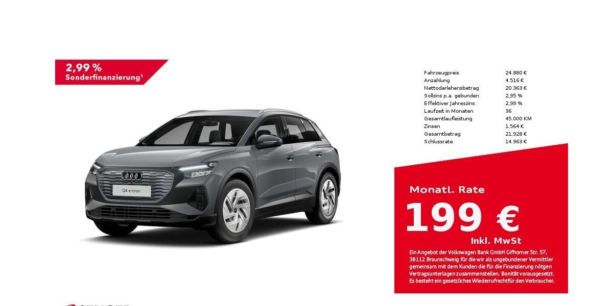 Audi Q4 e-tron 31.000 km 24.480 &euro; Bielefeld 33609