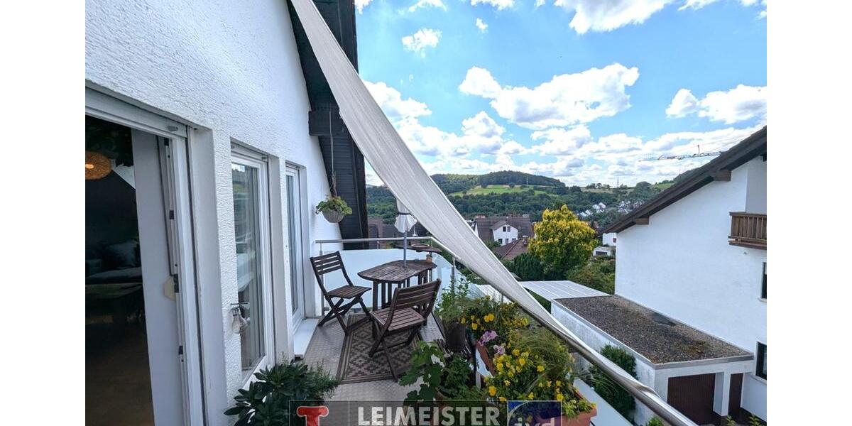 Ruhige teilrenovierte 3-Zi.-Wohnung mit SONNIGEM BALKON & BLICK INS GRÜNE 3 zimmer