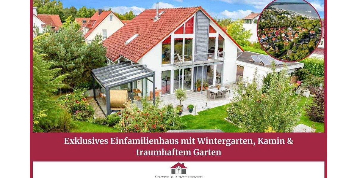 Exklusives Einfamilienhaus mit Wintergarten, Kamin & traumhaftem Garten 5 zimmer