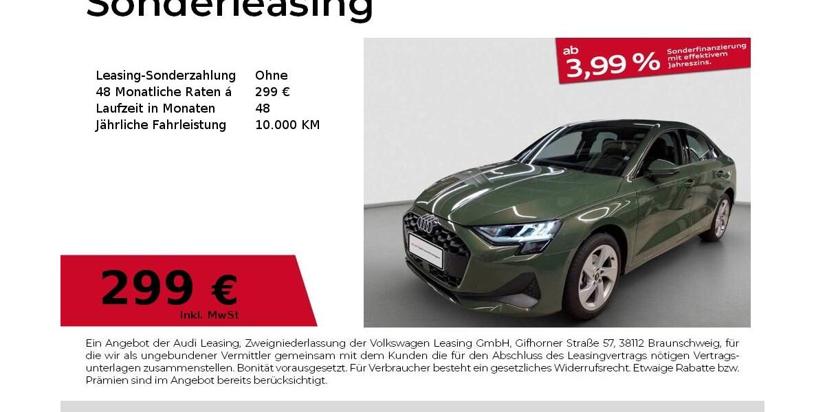 Audi A3 17.957 km 31.990 &euro; Magdeburg 39126