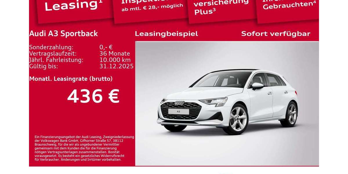 Audi A3 6.401 km 35.900 &euro; Berlin 12489