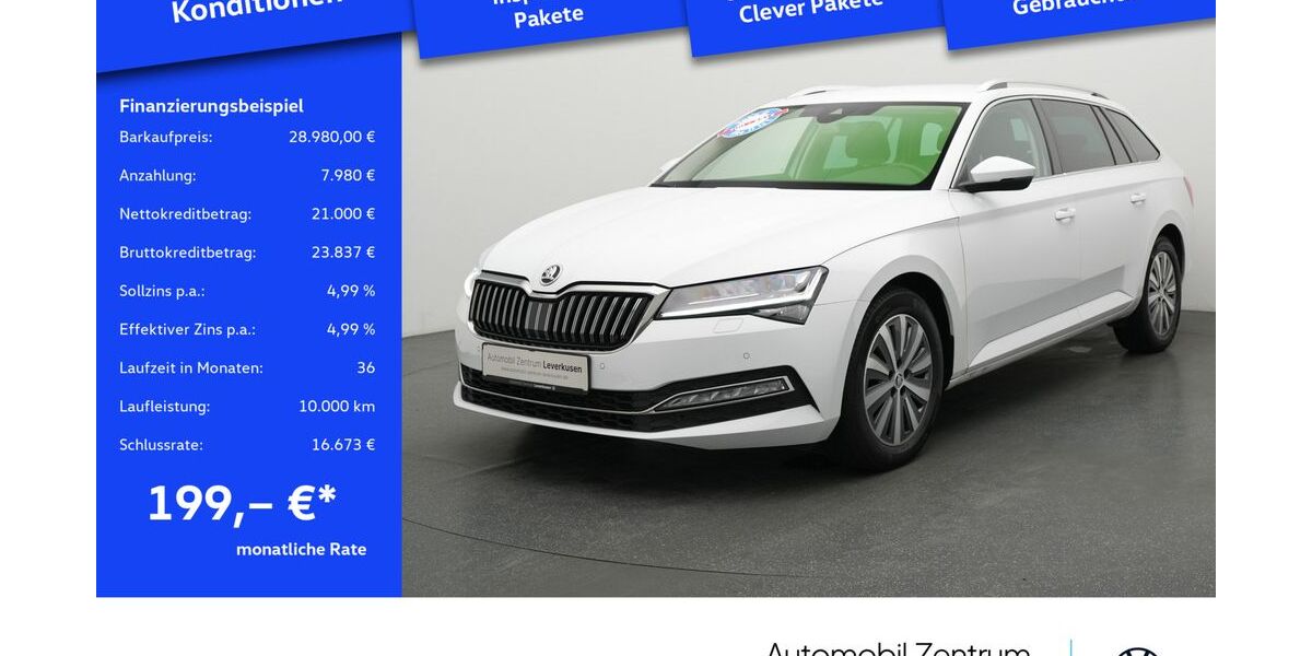 Skoda Superb 48.896 km 28.980 &euro; Leverkusen 51379