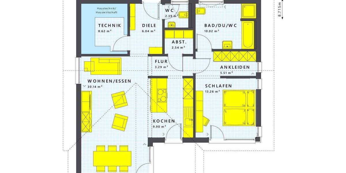 Mehrfamilienhaus, Wohnhaus Mittweida Höfchen - 2 Zimmer, 82 m&sup2;, 369.847&euro; | Angebot:26695807