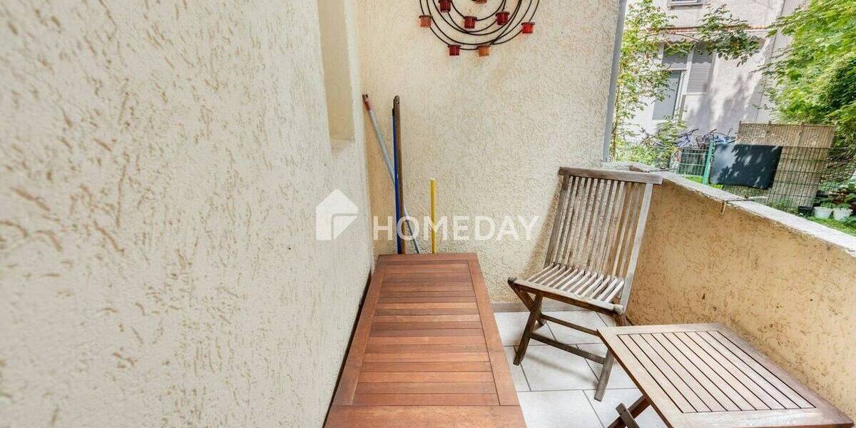 Sofort bezugsfrei: Charmante Erdgeschosswohnung mit Loggia und Gartenmitbenutzung 2 zimmer