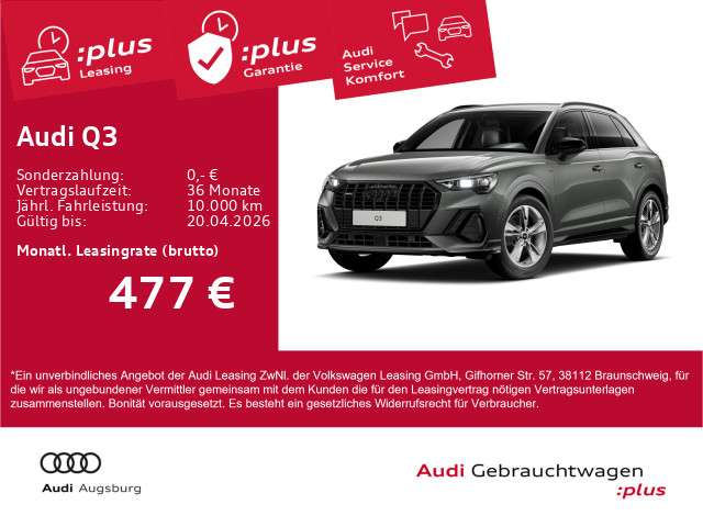 Audi Q3 10.300 km 45.390 &euro; Gersthofen 86368