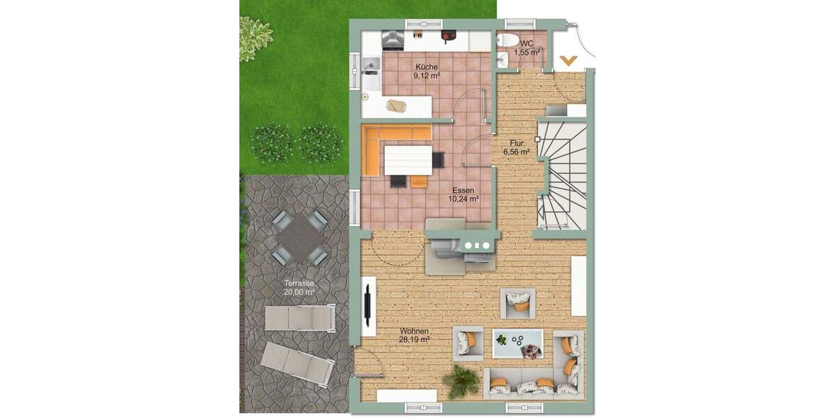 Doppelhaushälfte Bad Heilbrunn / Oberbuchen Oberbuchen - 6 Zimmer, 158 m&sup2;, 700.000&euro; | Angebot:25401730