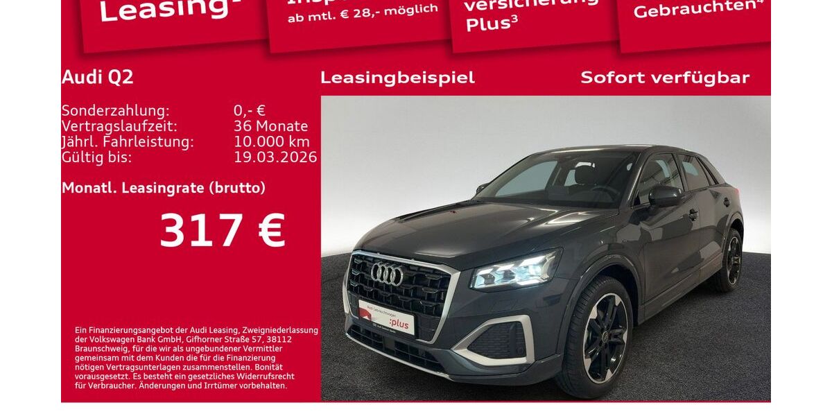 Audi Q2 2.800 km 32.490 &euro; Berlin 12489