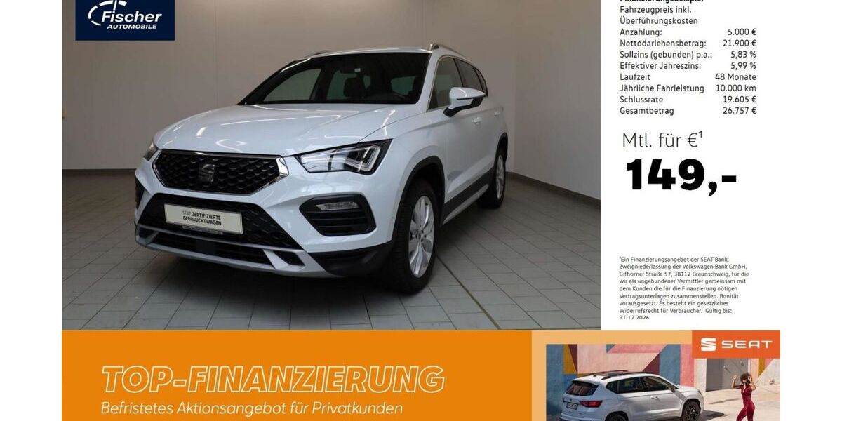 Seat Ateca 26.479 km 27.880 &euro; Amberg 92224