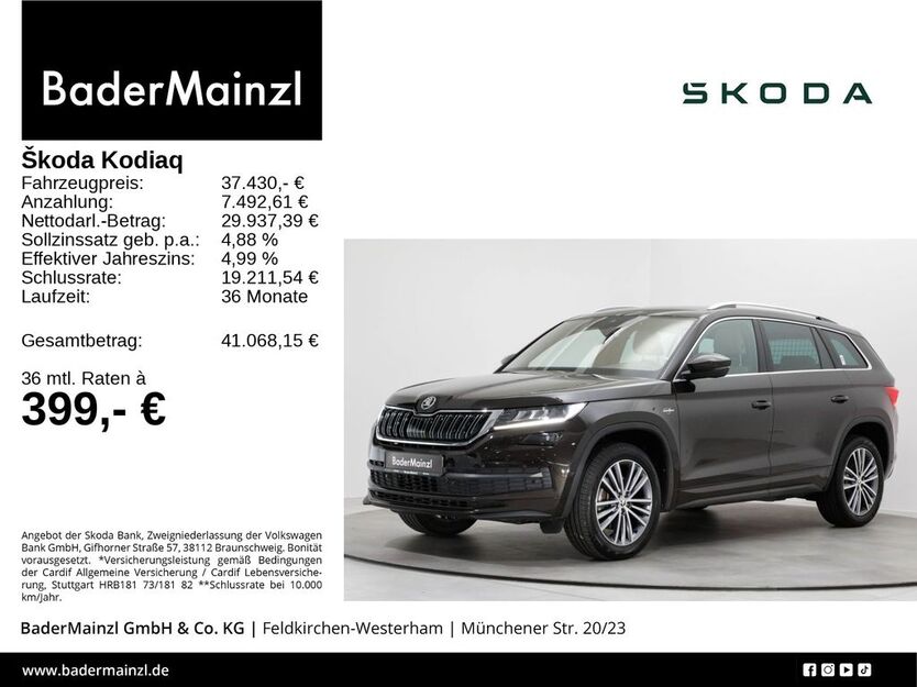 Skoda Kodiaq 26.400 km 37.430 € Feldkirchen/Westerham 83620