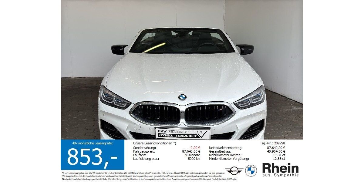 BMW M850 23.024 km 86.940 &euro; Heilbronn 74076