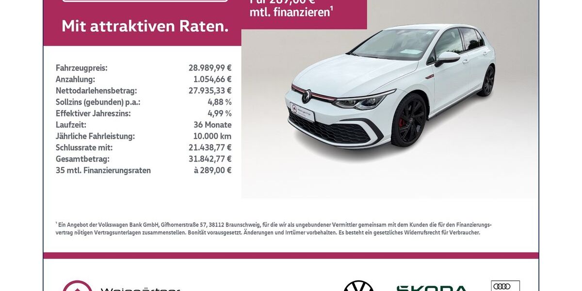 VW Golf 21.800 km 27.130 &euro; Miesbach 83714