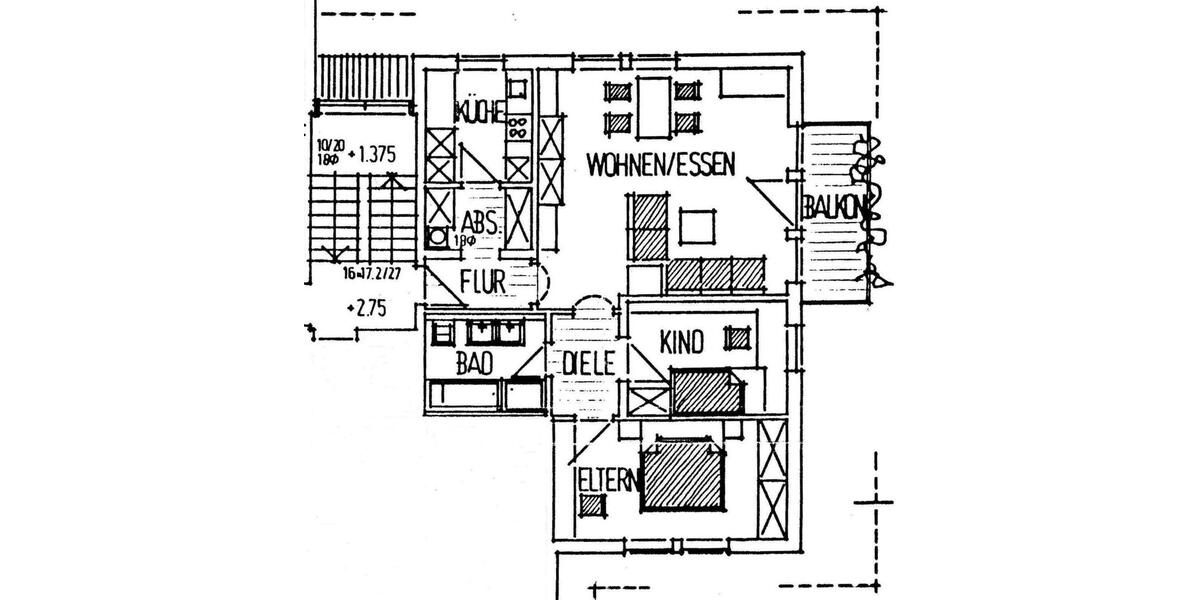 Etagenwohnung Achern - 3 Zimmer, 71 m&sup2;, 750&euro; | Angebot:26315099