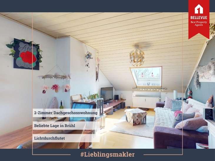 Etagenwohnung Brühl - 2 Zimmer, 51 m&sup2;, 470&euro; | Angebot:26678739