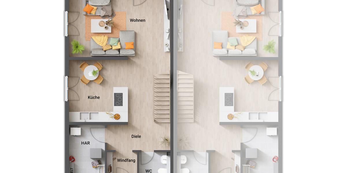 Doppelhaushälfte Großrudestedt - 5 Zimmer, 128 m&sup2;, 400.240&euro; | Angebot:25987100