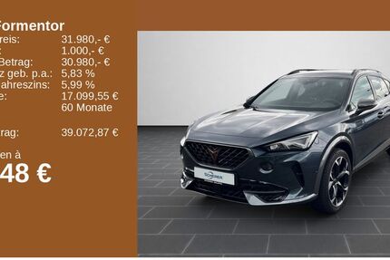 Cupra Formentor 10.579 km 31.980 &euro; Mainz 55129