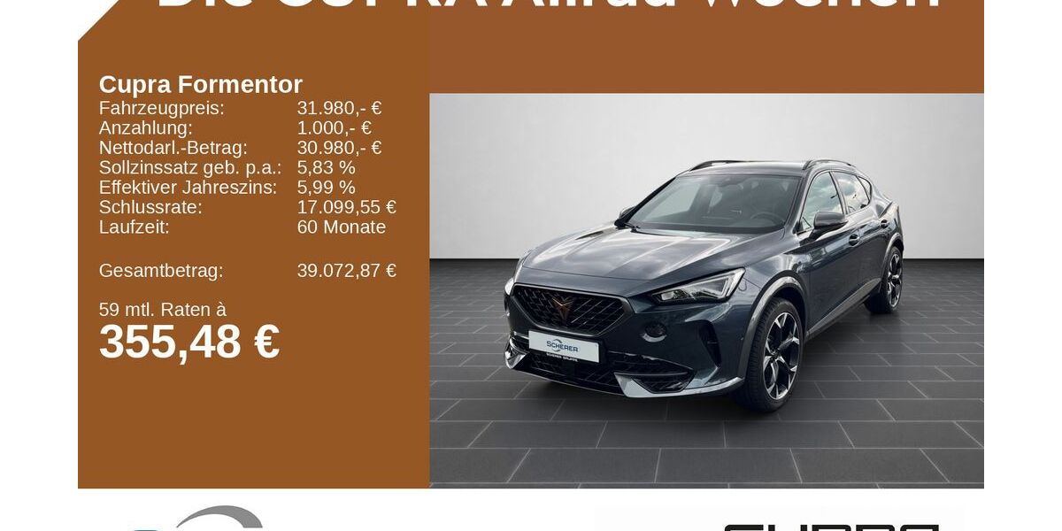 Cupra Formentor 10.579 km 31.980 &euro; Mainz 55129