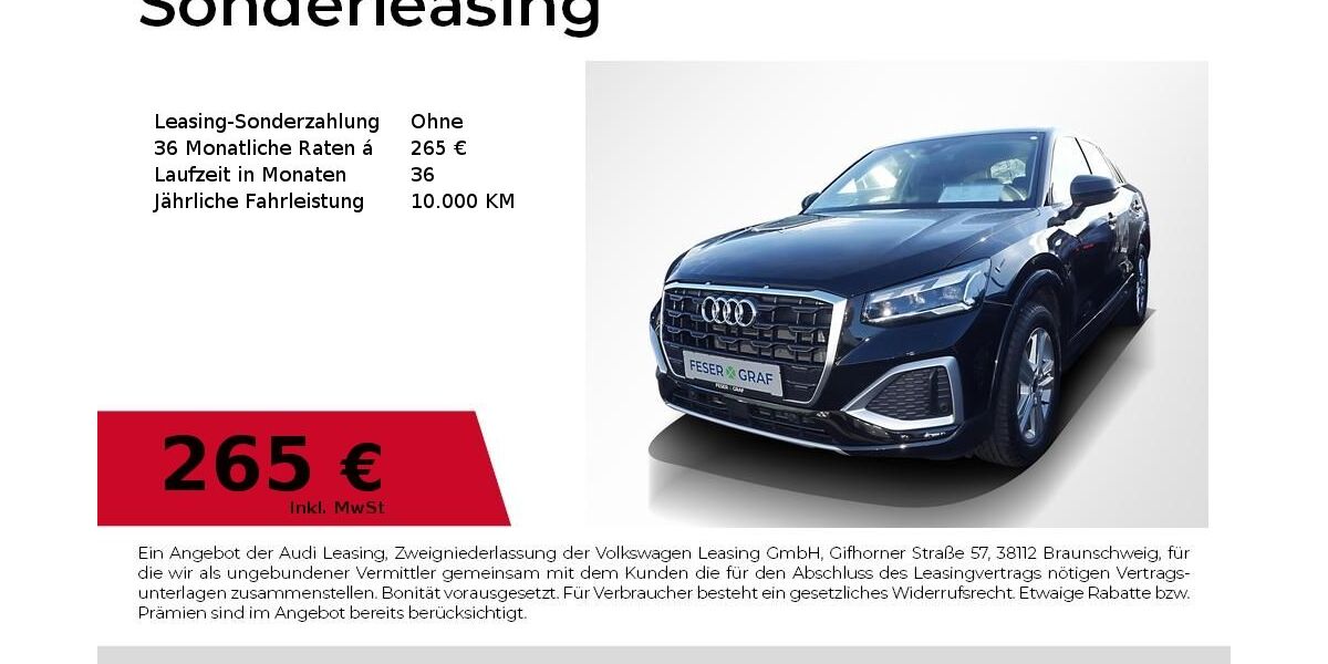 Audi Q2 4.281 km 25.990 &euro; Erlangen 91058