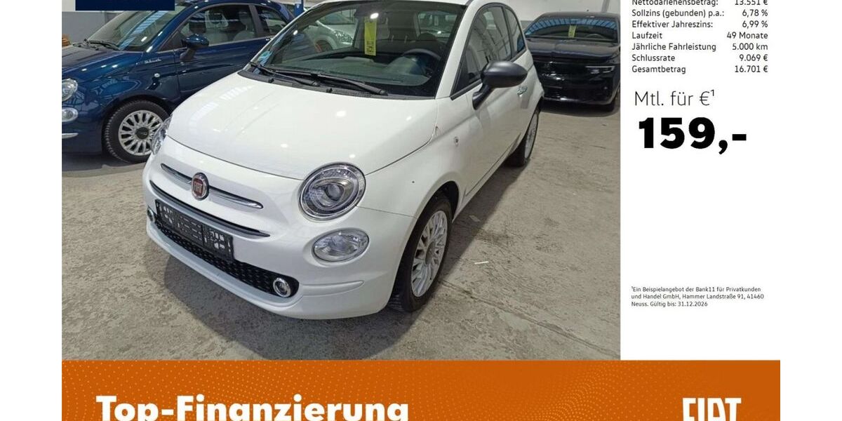 Fiat 500 15.657 km 14.480 &euro; Pilsach 92367