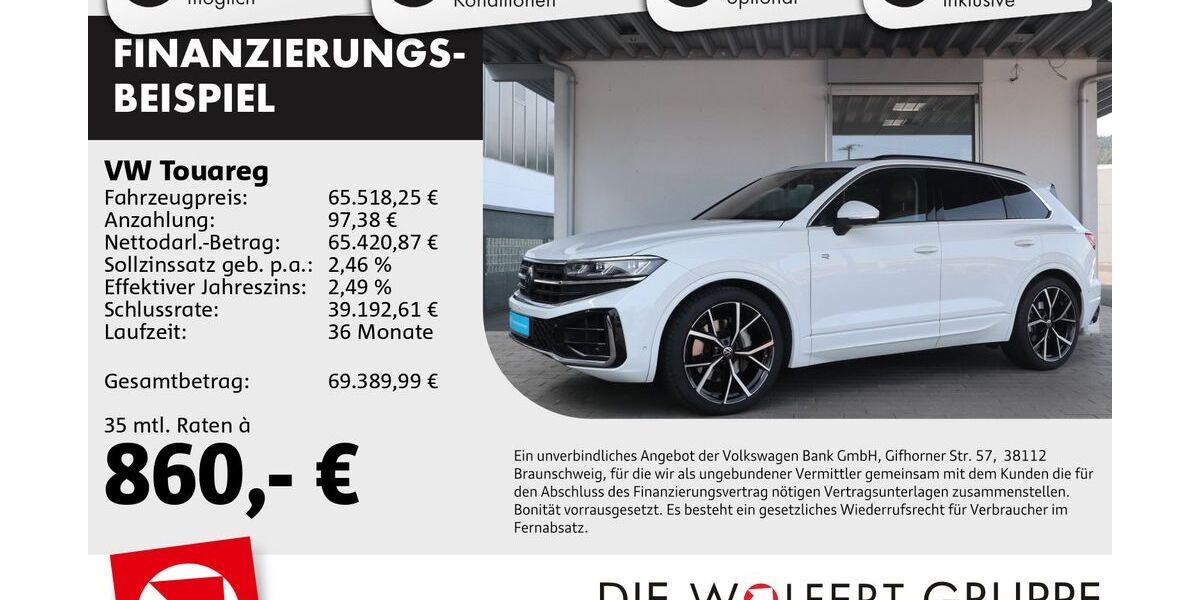 VW Touareg 70.850 km 58.850 &euro; Buergstadt 63927