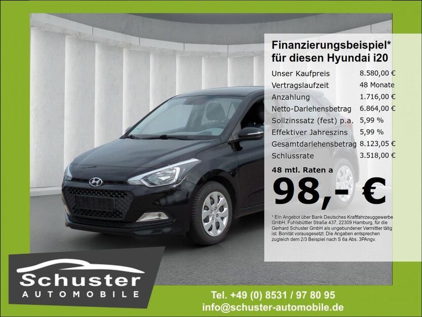 Hyundai i20 66.850 km 8.580 € Ruhstorf 94099