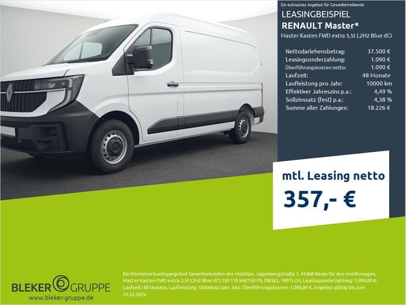 Renault Master 1.500 km 38.590 € Borken 46325
