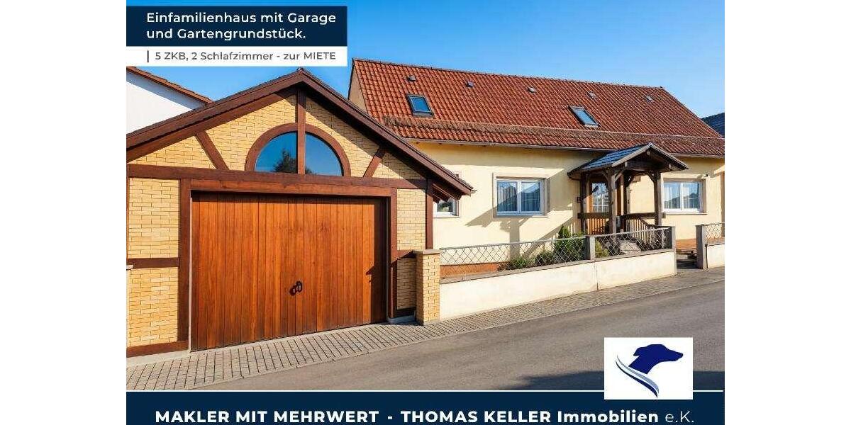 RESERVIERT - 5 ZKB. Haus mit EBK, Garage und Gartengrundstück 5 zimmer