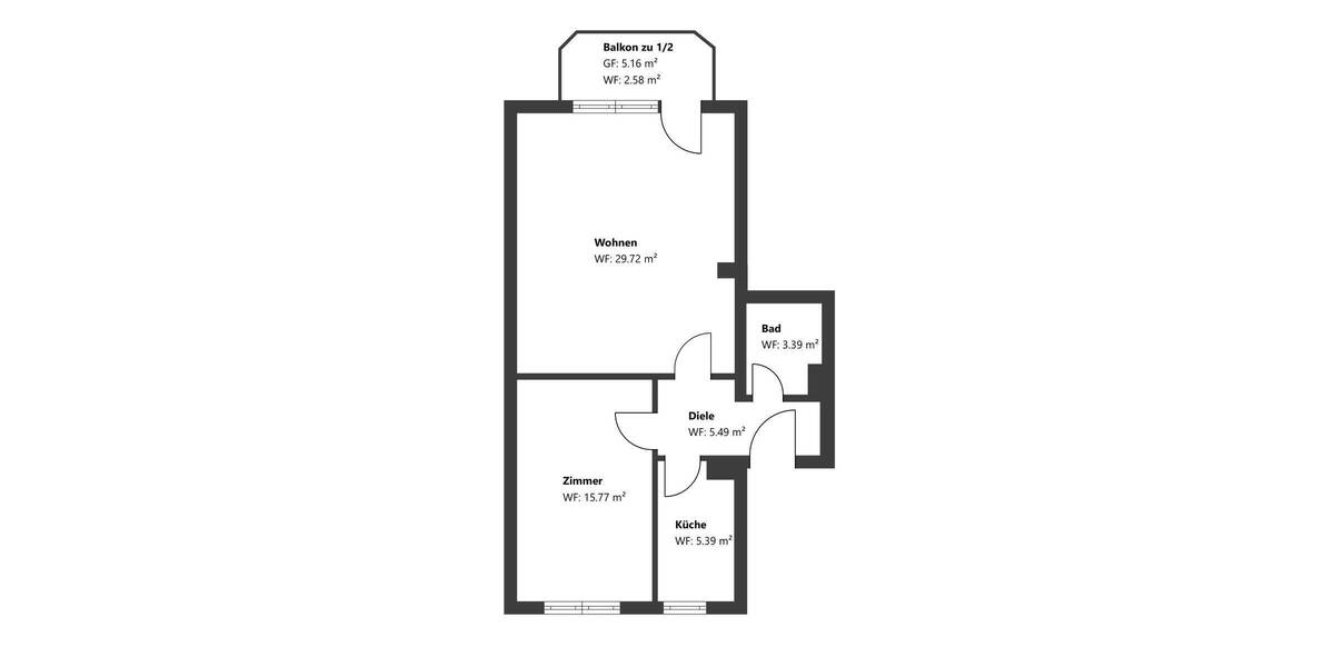 Einfamilienhaus Oberschleißheim - 2 Zimmer, 389.000&euro; | Angebot:25780382