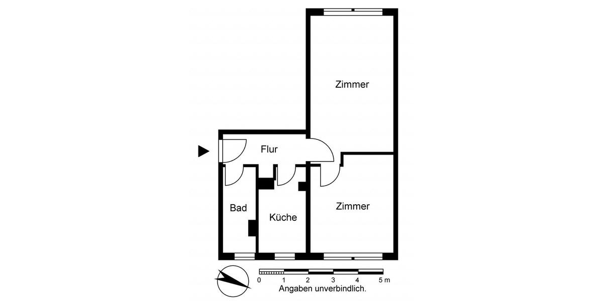 Etagenwohnung Jacobsdorf - 2 Zimmer, 48 m&sup2;, 378&euro; | Angebot:25374726