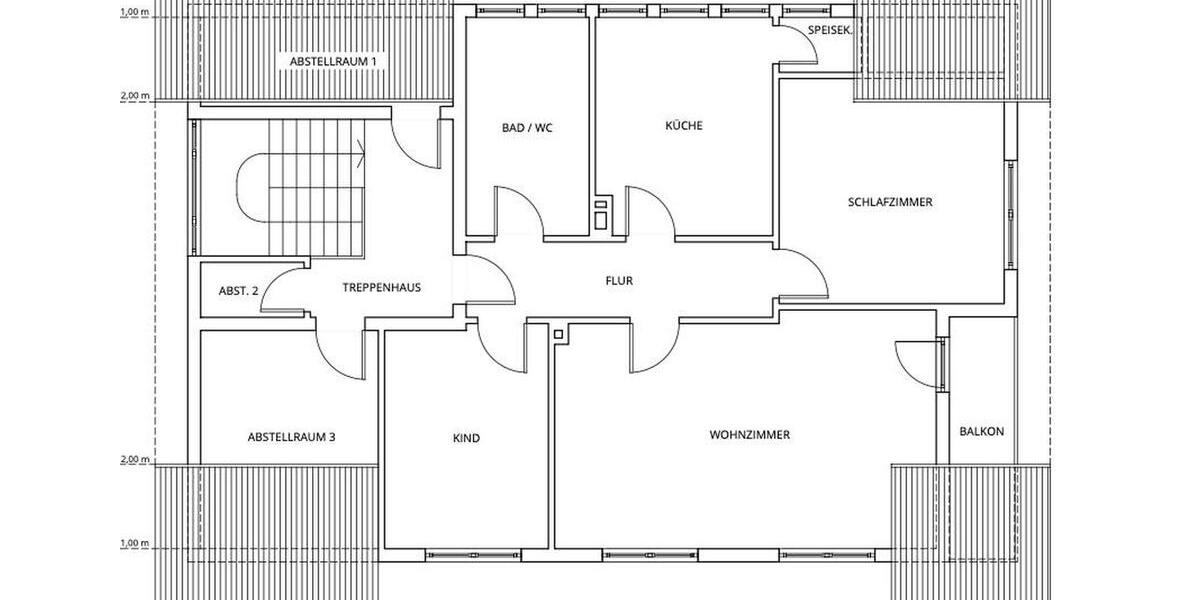 Etagenwohnung Bad Orb - 4 Zimmer, 110 m&sup2;, 1.090&euro; | Angebot:26267981