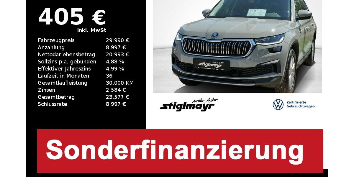 Skoda Kodiaq 76.300 km 29.990 &euro; Pfaffenhofen/Ilm 85276