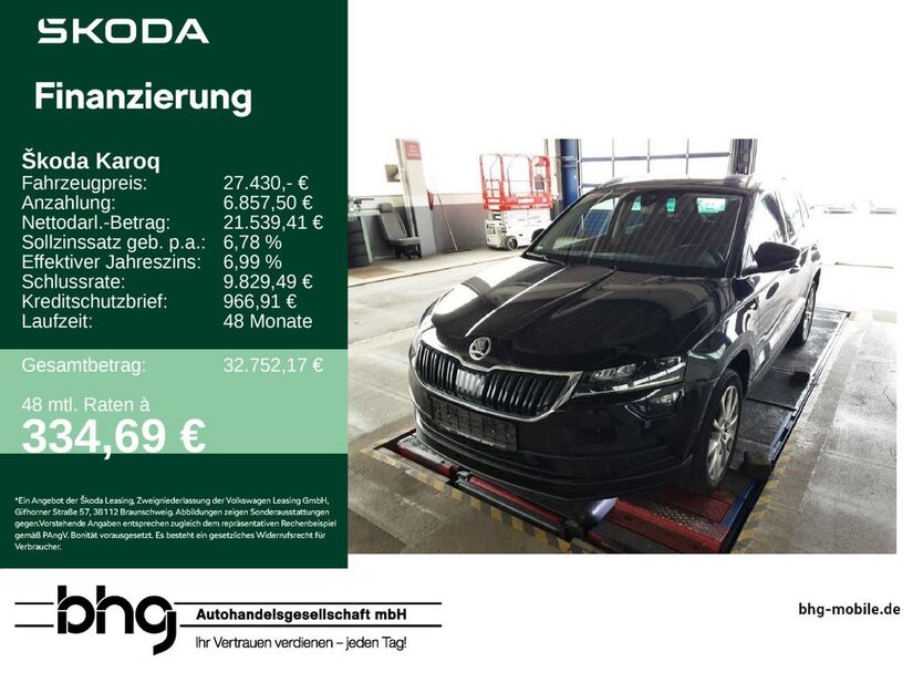 Skoda Karoq 54.097 km 27.430 € Freudenstadt 72250