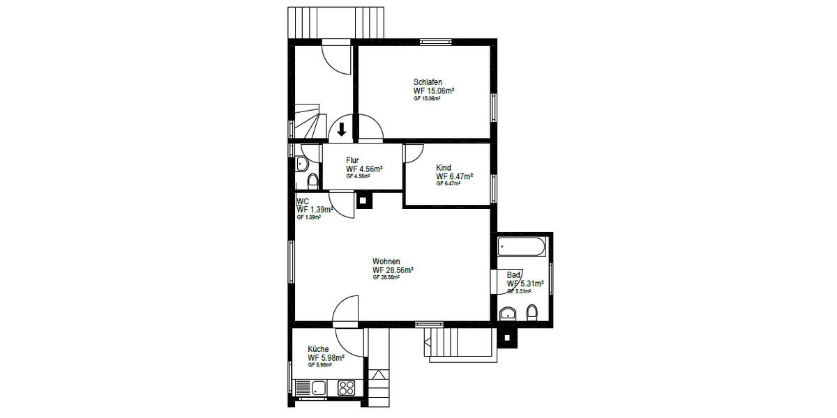 Mehrfamilienhaus, Wohnhaus Waiblingen Hegnach - 400.000&euro; | Angebot:26258665