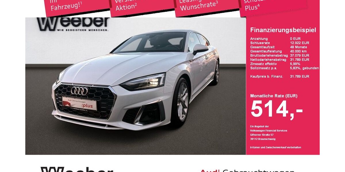 Audi A5 53.236 km 31.290 &euro; Weil der Stadt 71263