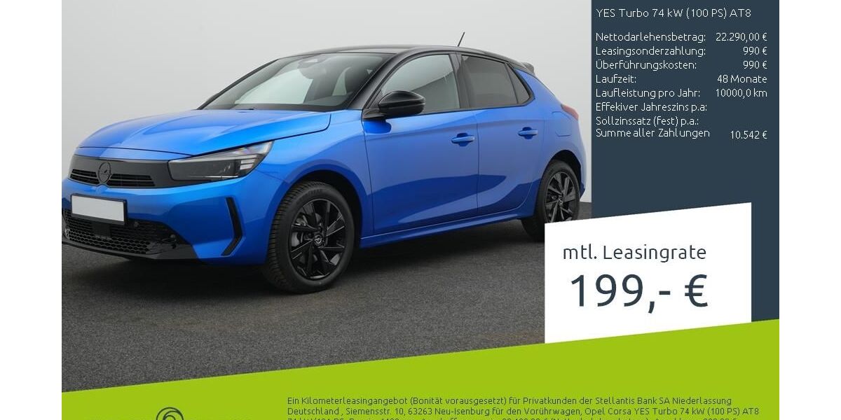 Opel Corsa 1.500 km 22.290 &euro; Dülmen 48249