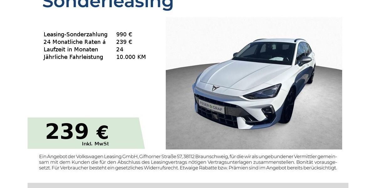 Cupra Leon 21.100 km 30.950 &euro; Schwabach 91126