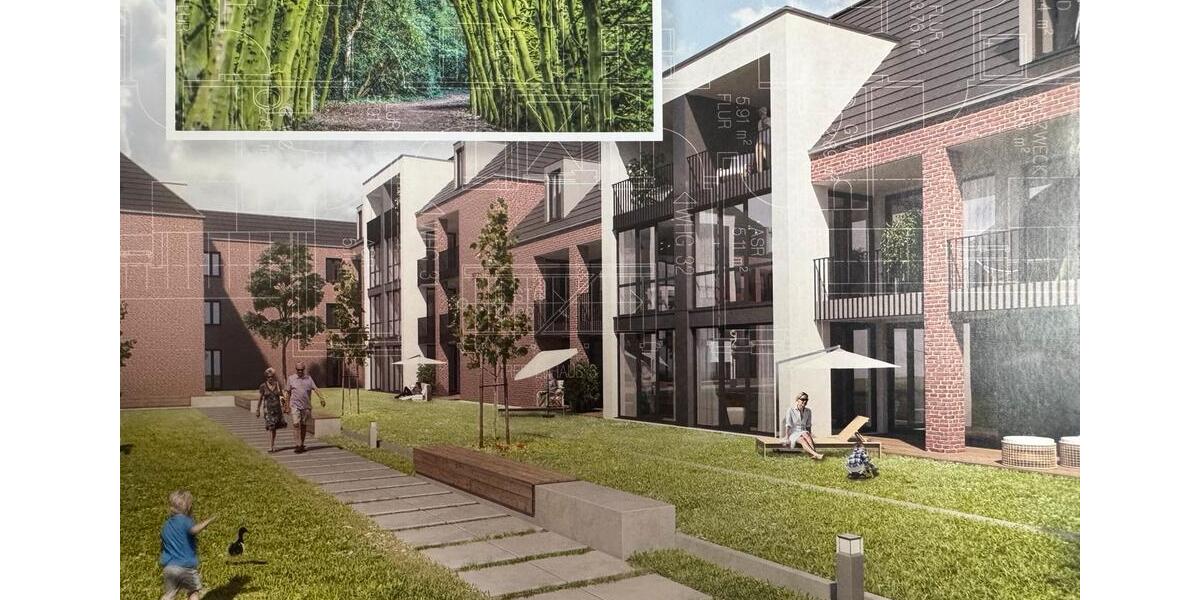 Etagenwohnung Nordhorn - 2 Zimmer, 47 m&sup2;, 195.000&euro; | Angebot:27163132