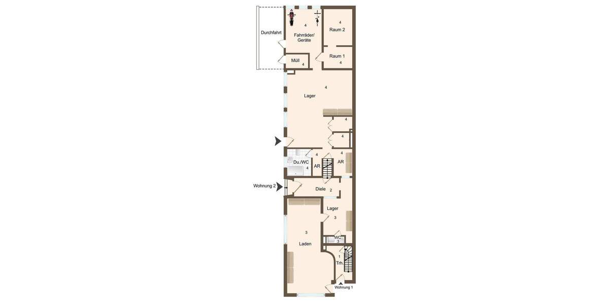 Gewerbeobjekt Holdorf - 1 Zimmer, 595.000&euro; | Angebot:25798549