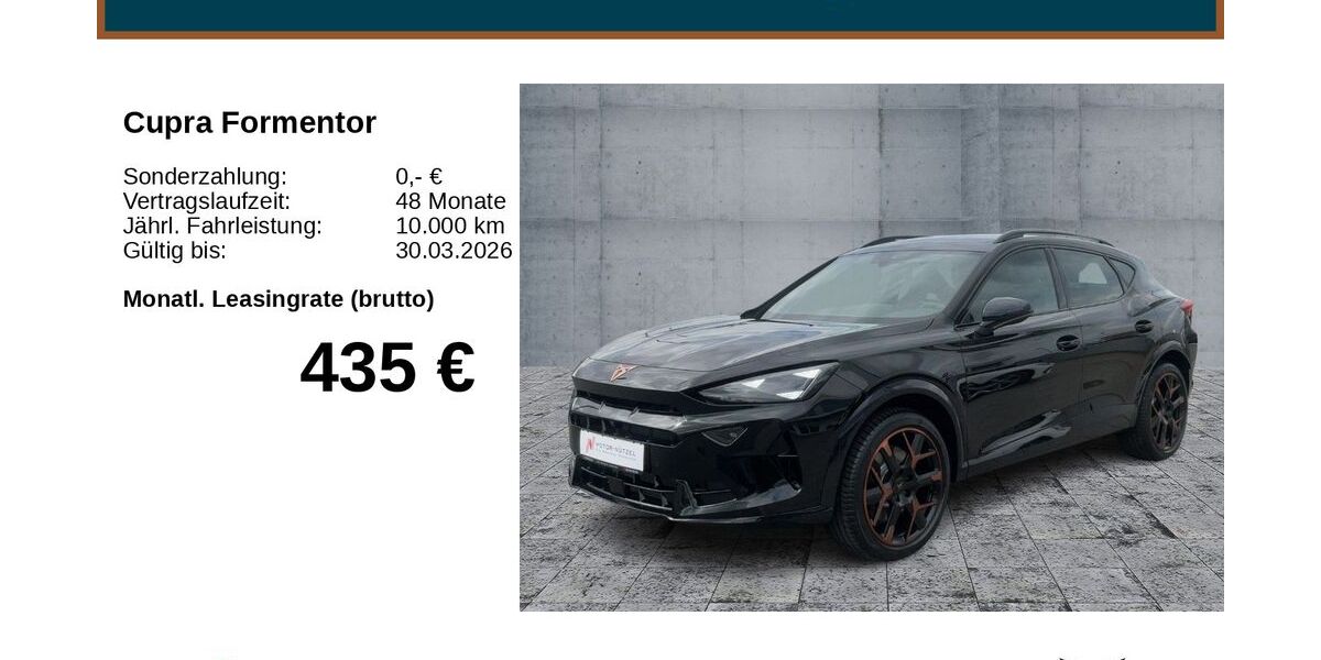 Cupra Formentor 2.000 km 45.290 &euro; Bayreuth 95448