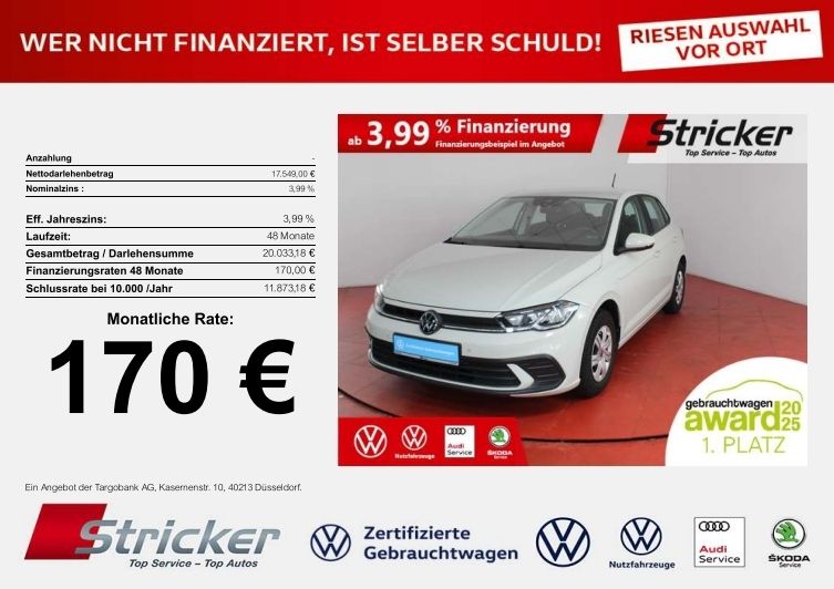VW Polo 6.011 km 17.489 &euro; Detmold 32760